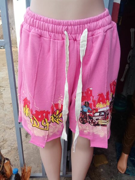 Shorts décontractés rose