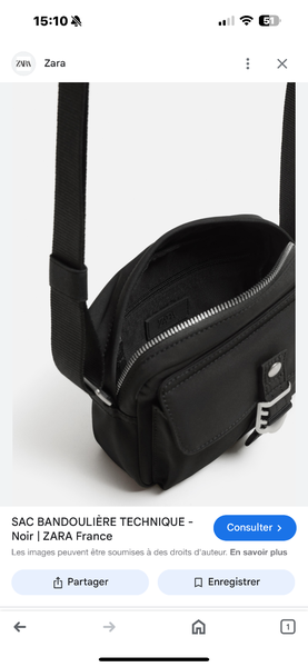 Sac bandoulière zara