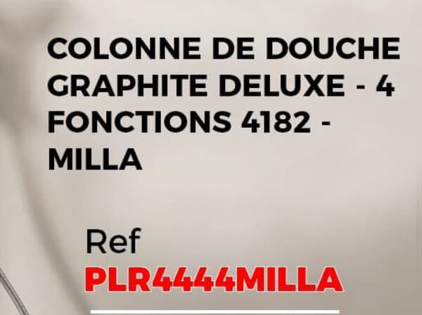 Colonne de Douche Graphite Deluxe
