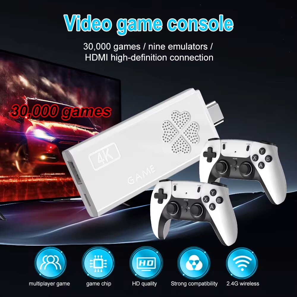 Console de jeu 4K HDMI