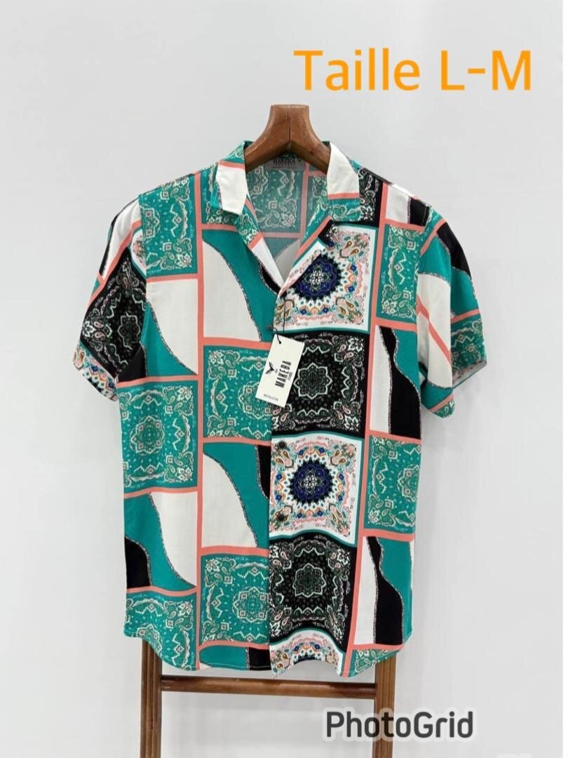 Chemises à motifs pour hommes