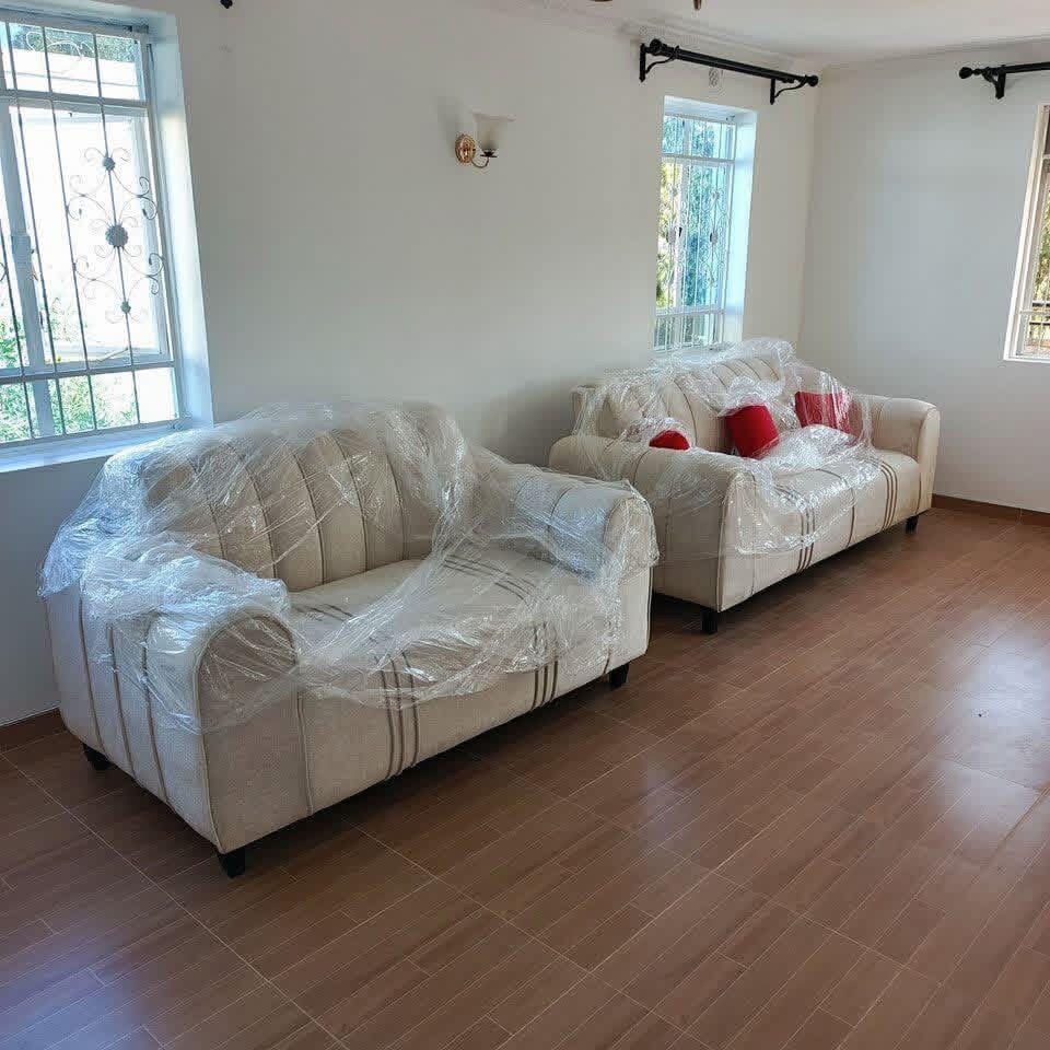 Salon Beige en Tissu Confortable