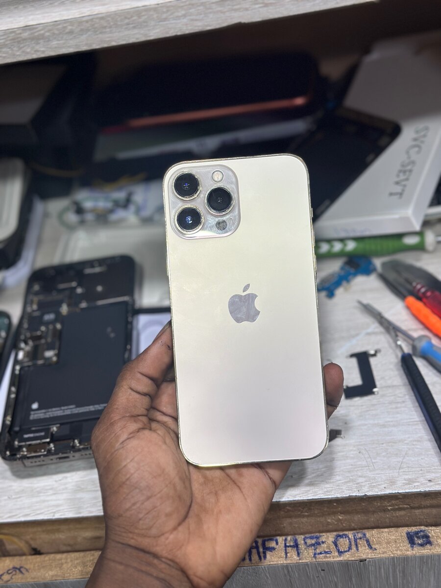 Coque arrière 13 pro Max avec la main d'œuvre