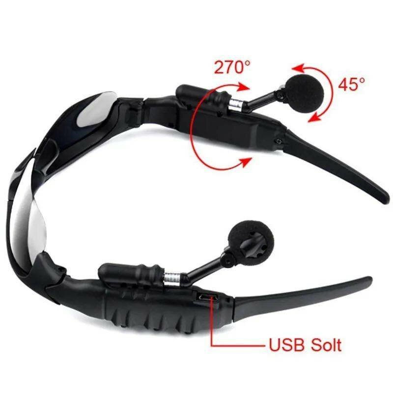 Wireless glasses headset