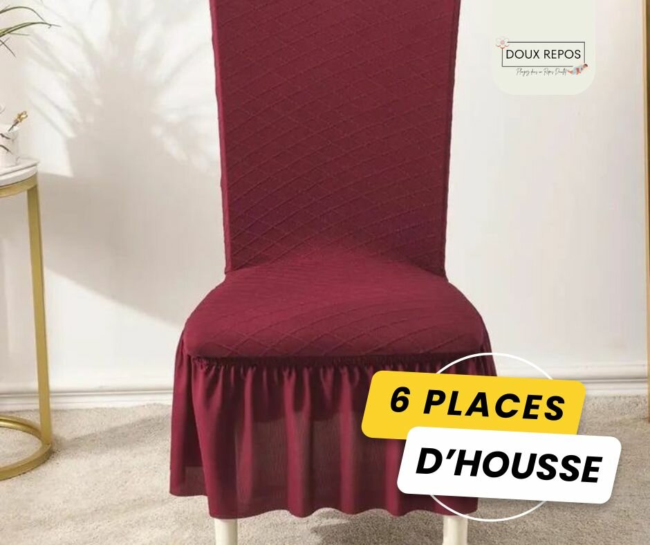 Lot de 6 Housses de Chaise