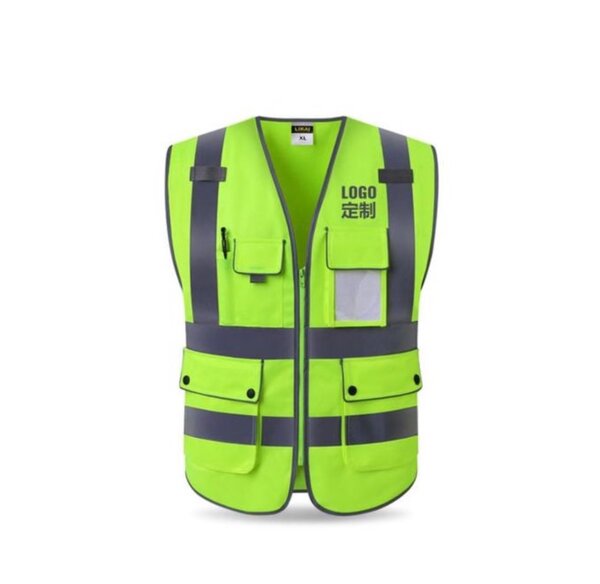 Reflective Safety Vest Fluorescent Green XL