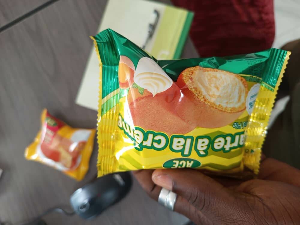 7 sachets de gâteau à la Crème