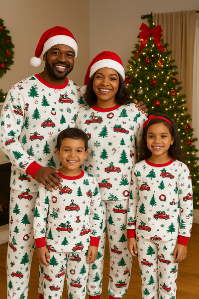Pyjamas de Noël famille assortis