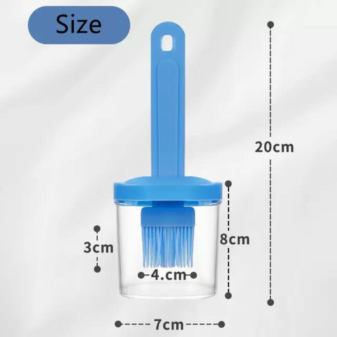 Pinceau à marinade avec récipient