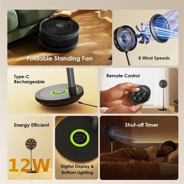 Oraimo Foldable Fan Remote Control