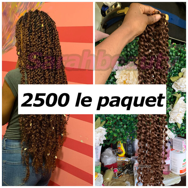 Tresses Nattes Marron Longues