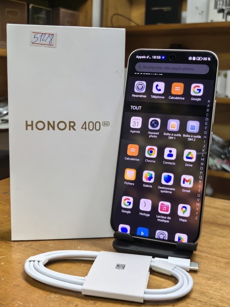 Smartphone HONOR 400 5G élégant