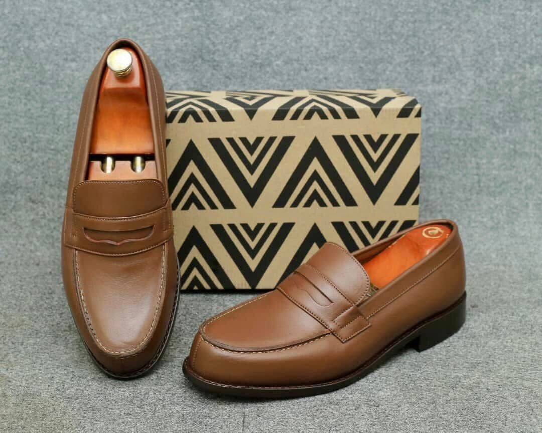 Chaussures Élégantes Cuir Homme