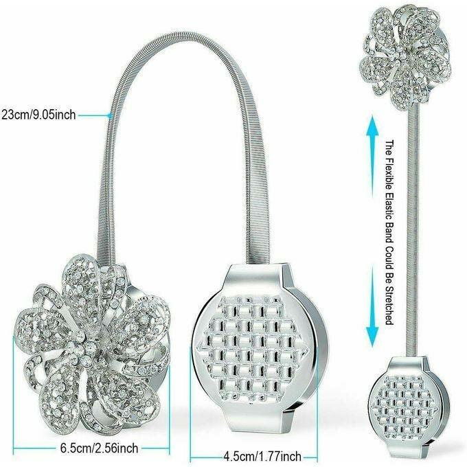 Embrasse Magnetic en Argent