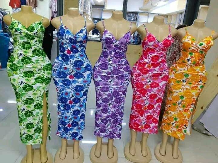 Robe longue à motifs élégante