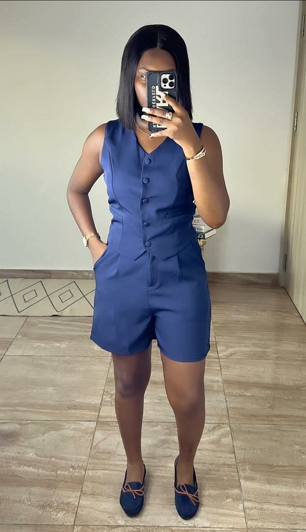 Combishort élégant femme