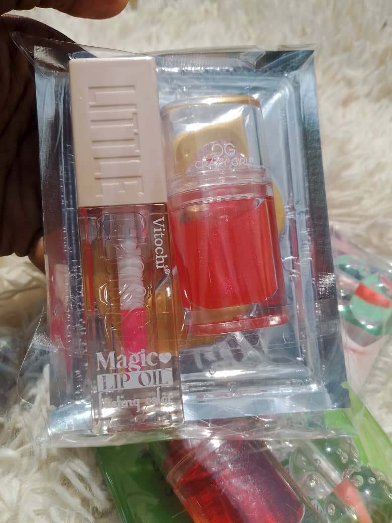 Gloss et masque de lèvres