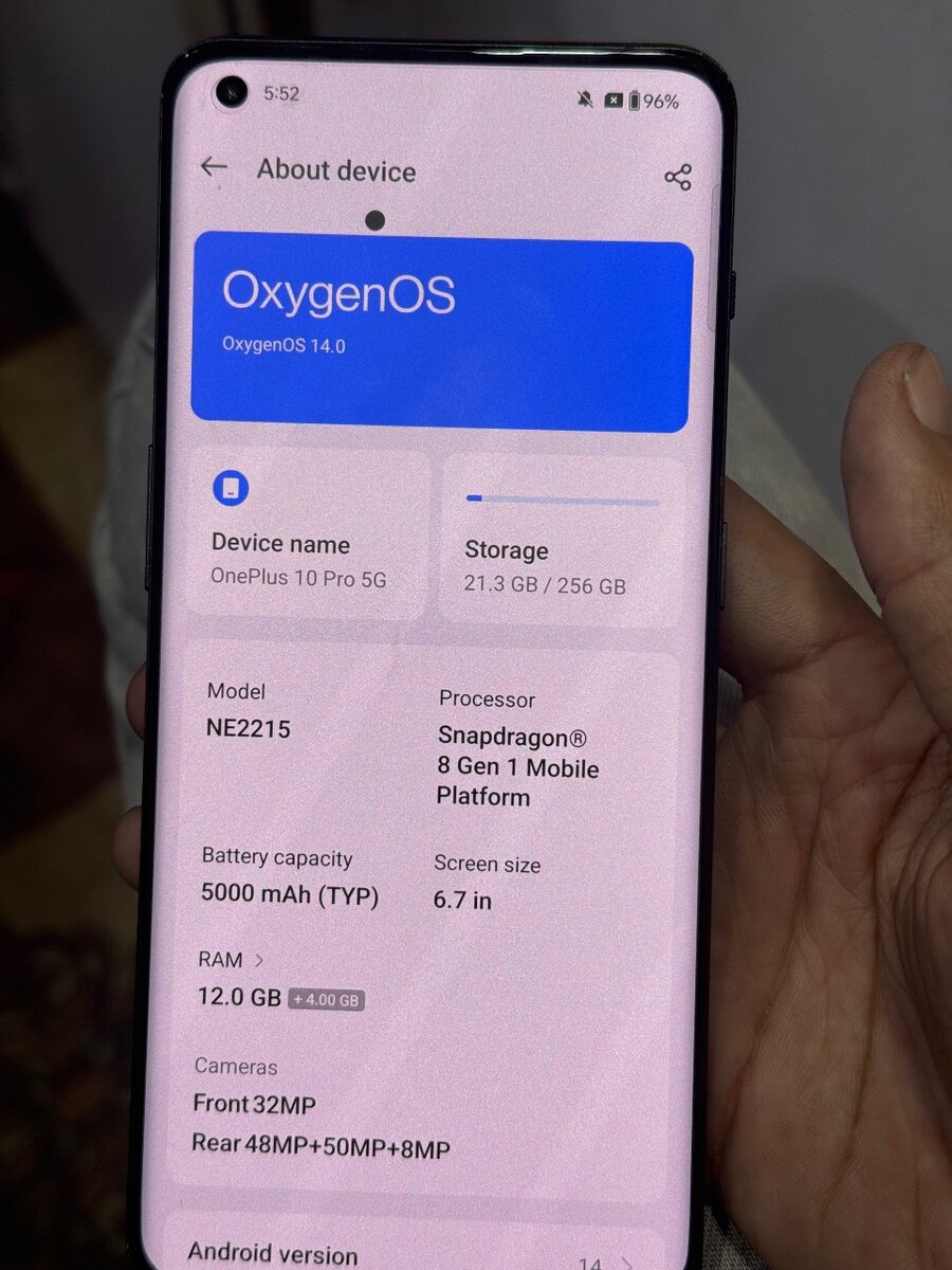 One plus 10 PRO (Non PTA)