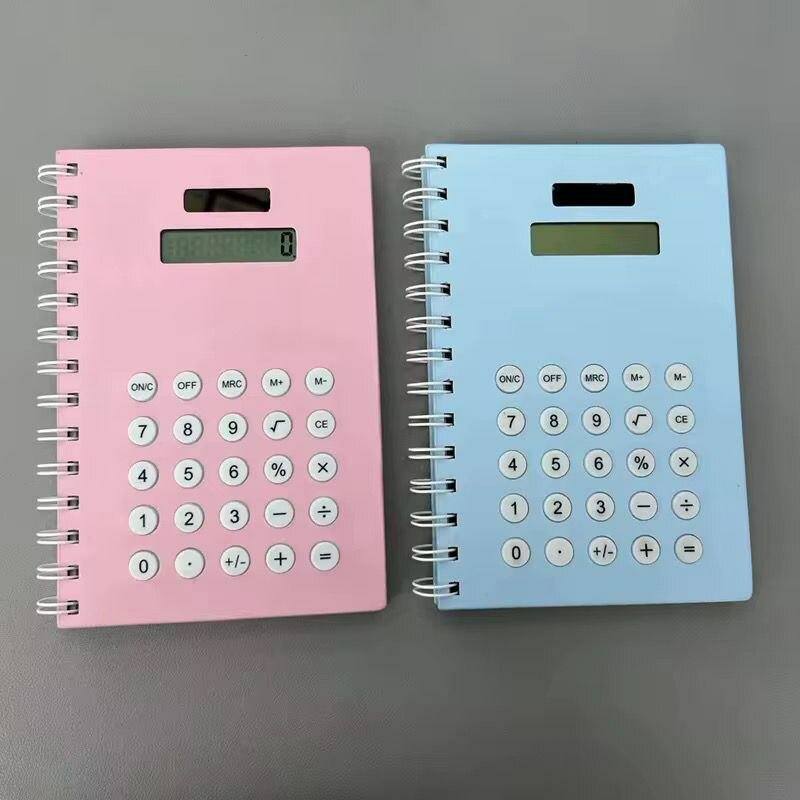 Carnet avec calculatrice intégrée