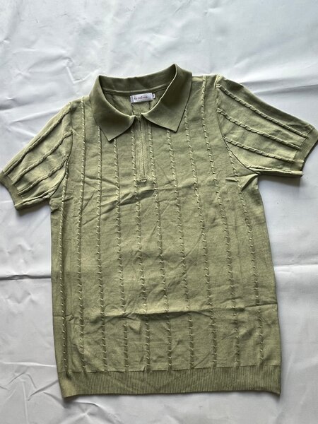 Men's Striped Polo Shirt