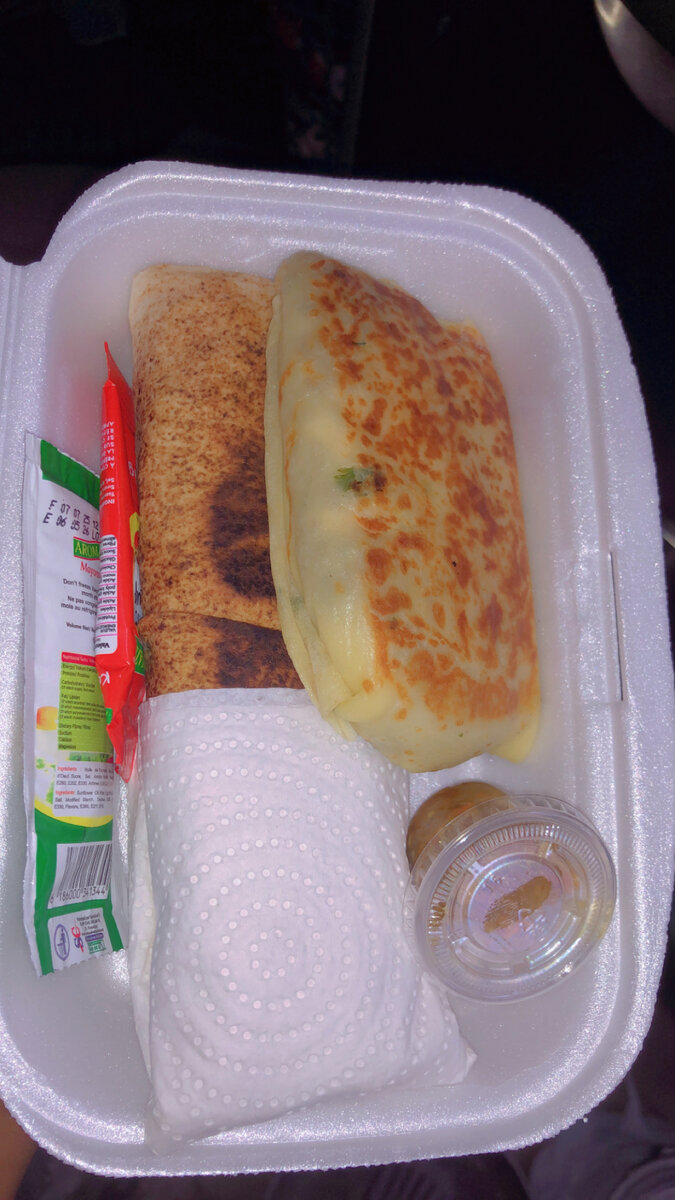 Assiette de shawarma savoureux