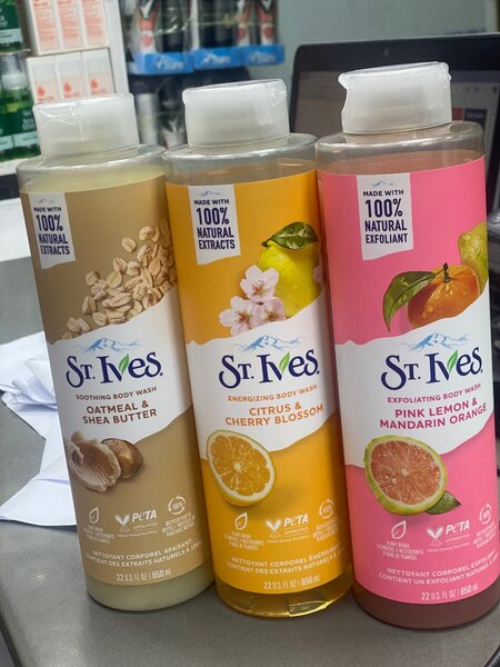 St Ives body wash