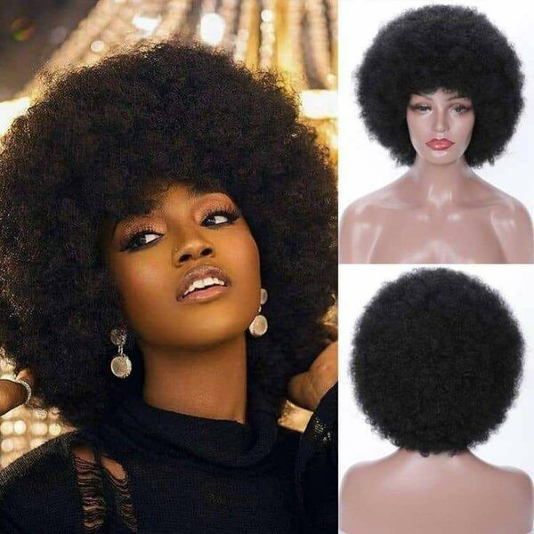 Perruque Afro Bouclée Chic
