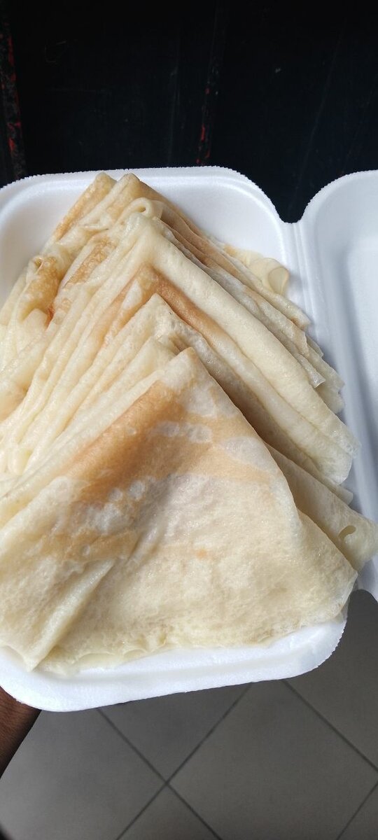 Crêpes nature et Délicieuses