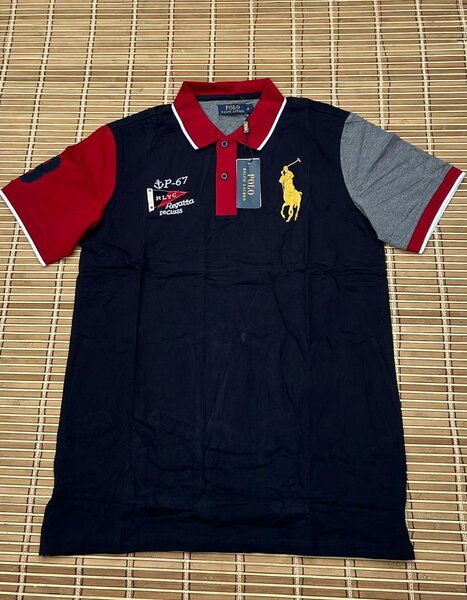 Polo Homme Classique Bleu