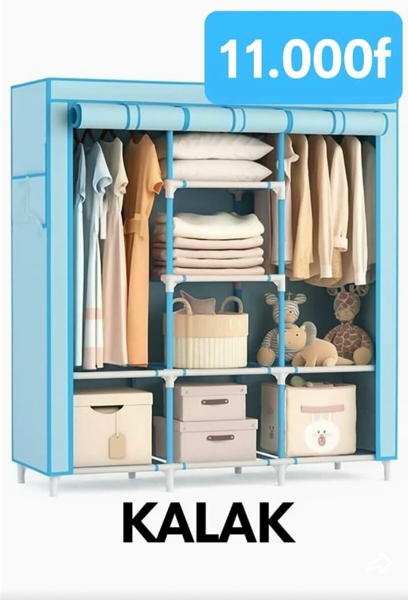 Armoire en tissu pliable