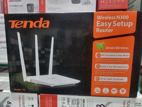 Tenda f 3  wireless n300  router