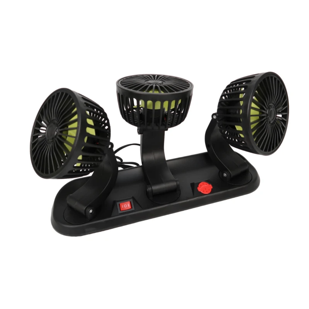 Ventilateur de Voiture à Trois Têtes