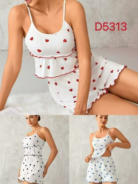 Pyjama femme à bretelles