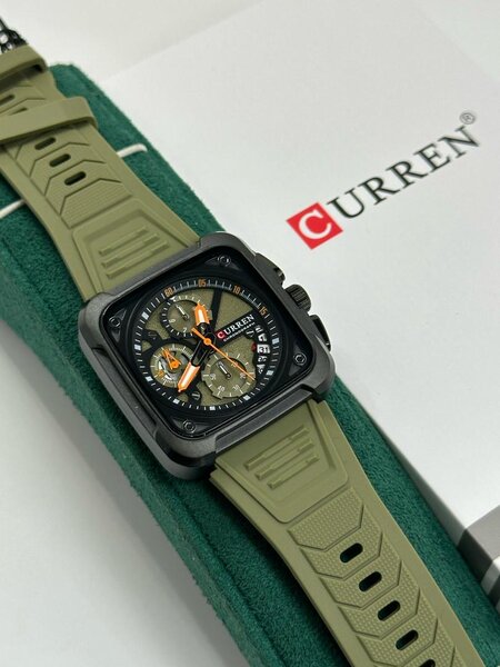 Montre CURREN Vert - Homme Luxe