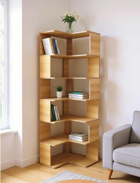 Étagère d'angle en bois