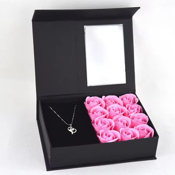 Coffret Cadeau Collier Rose