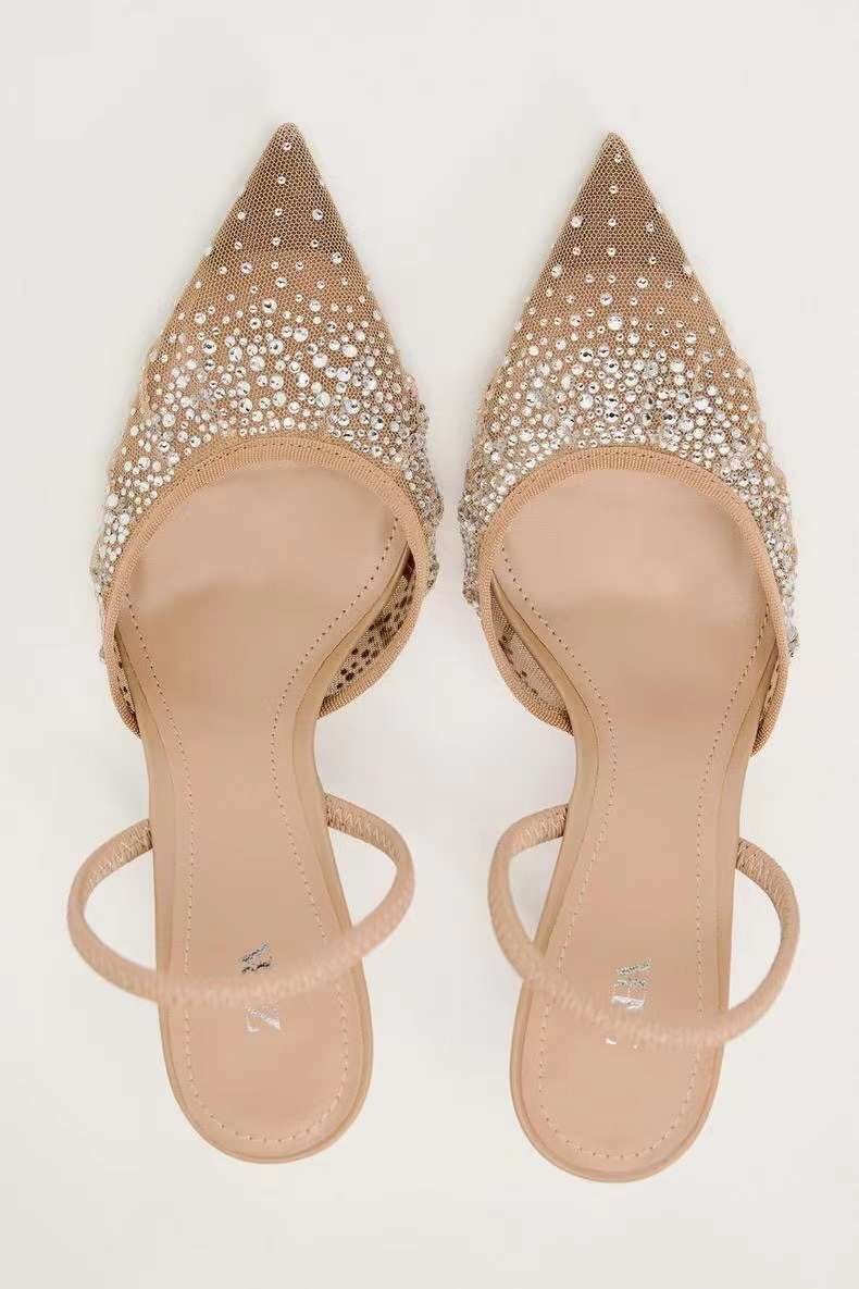 Nude bridal / occasion shoes