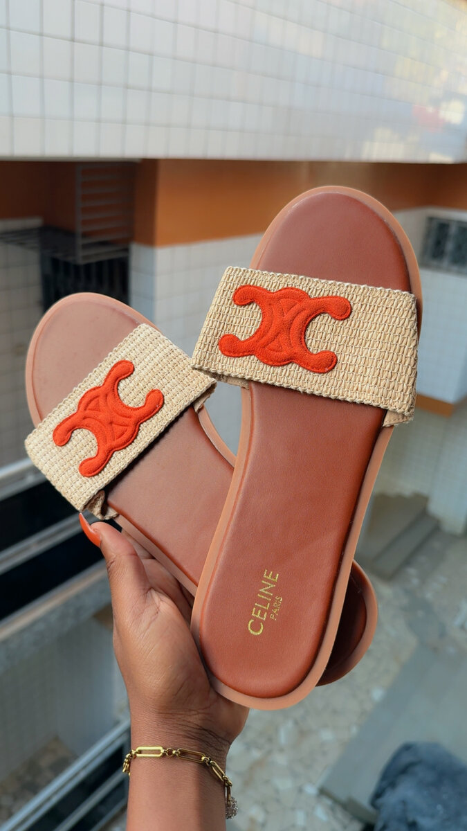 Sandales en paille chic