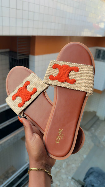 Sandales en paille chic