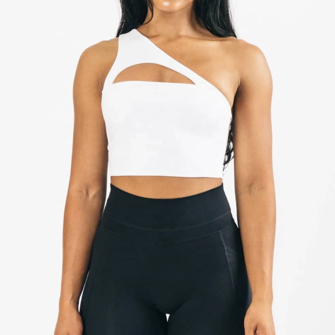 Top asymétrique sexy femme