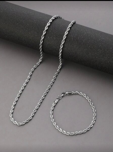 Ensemble de chaîne tressée