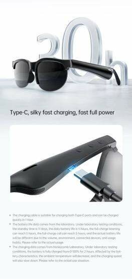 Lunettes Audio Bluetooth Wireless