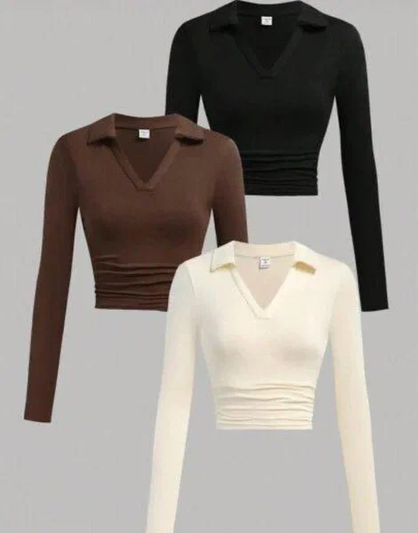 Pull-over col en V