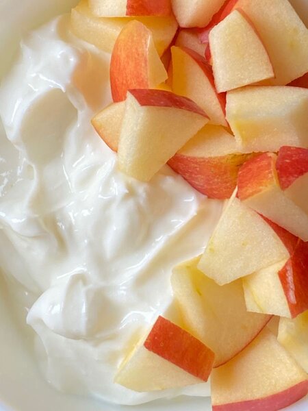 Délicieux yaourt aux fruits