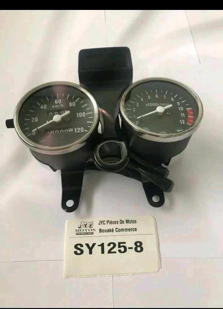 Compteur de moto numérique et analogique