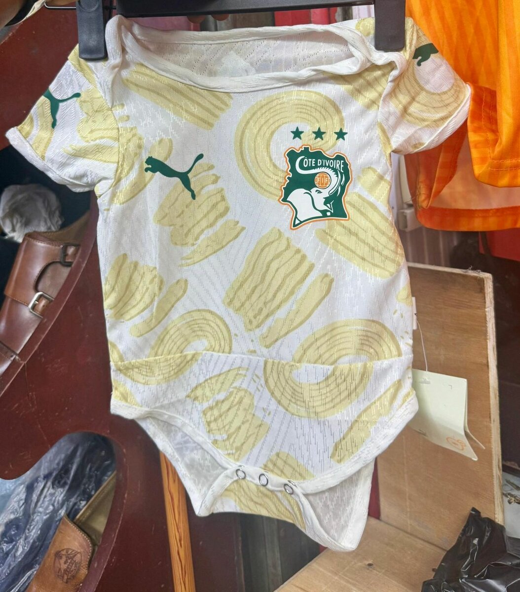 Ivory Coast Baby Football Jersey