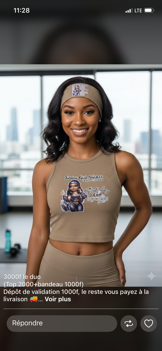 Débardeur et Bandeau Stylés