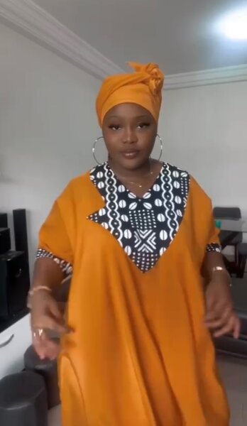 Robe en coton pour femme