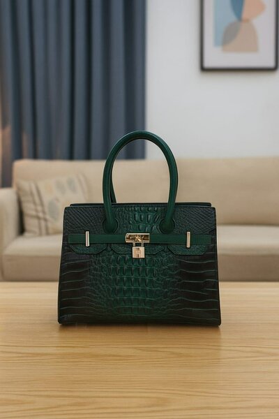 Sac à main luxe croco