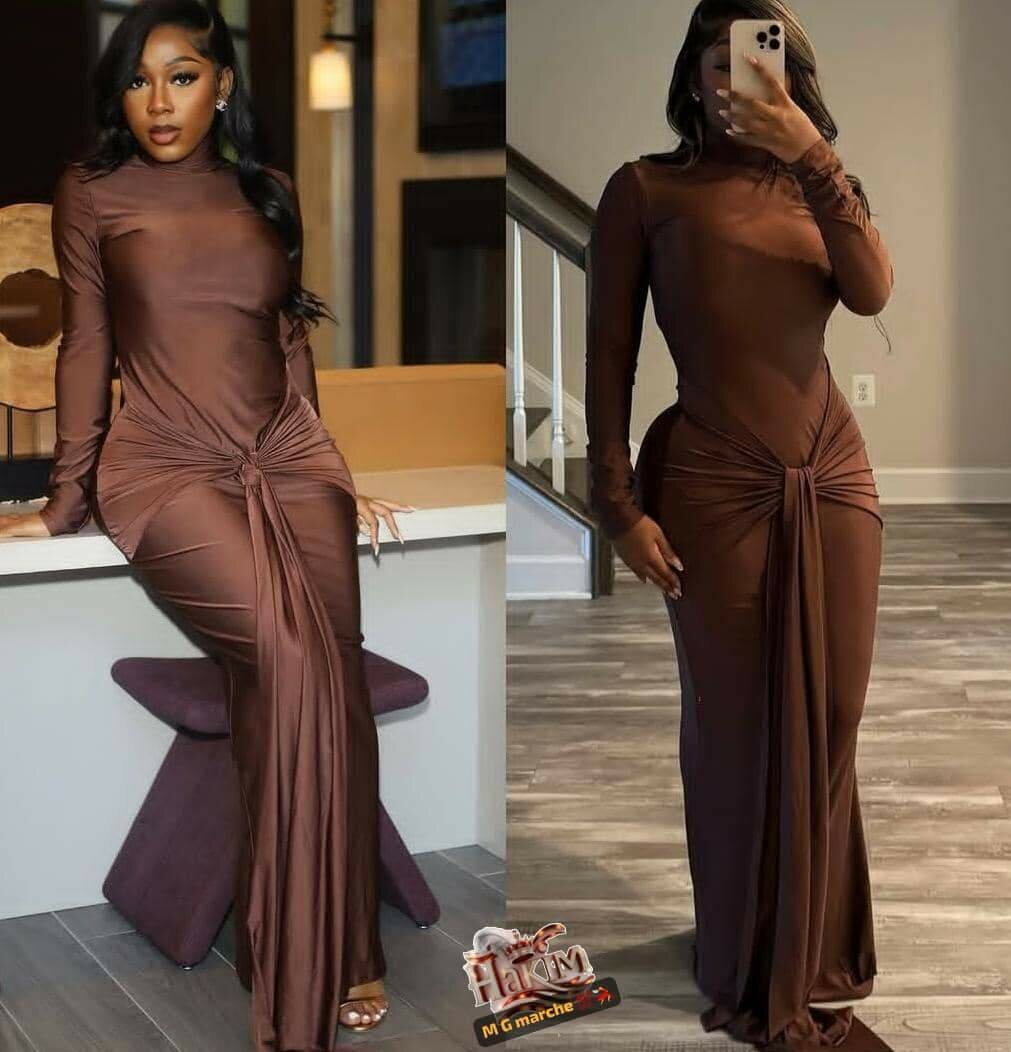 Robe longue élégante femme